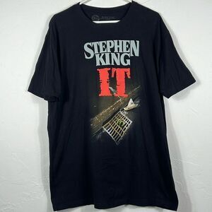 👻💀🎃 STEPHEN KING IT Movie Promo Scary Horror Halloween Tee Sz XL -‎ PERFECT!